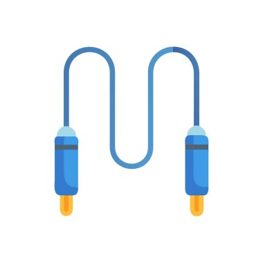 elektrik kablo vektör simgesi simgesi vektör illüstrasyonu kişisel ve ticari kullanım..