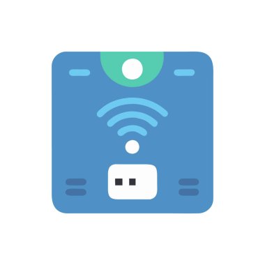 WIFI vektör düz renk simgesi