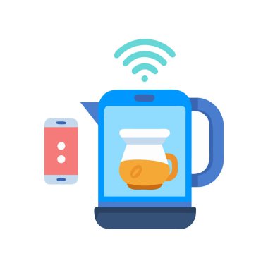 Kahve çayı ikonu vektörü. İzometrik kahve fincanı işareti. renk izole edilmiş sembol çizimi