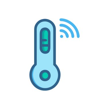 termometre simgesi vektör illüstrasyonu