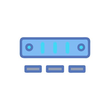 sunucu vektör illüstrasyonu, simge tasarımı arkaplanı