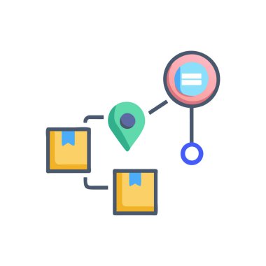 gps konum vektörü simgesi