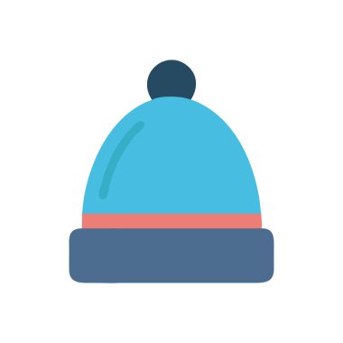 Şapka renkli vektör simgesi