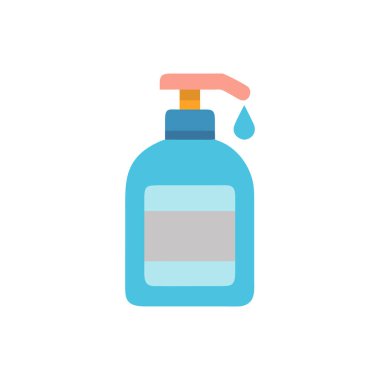 Beyaz arkaplanda sprey şişe vektör simgesi