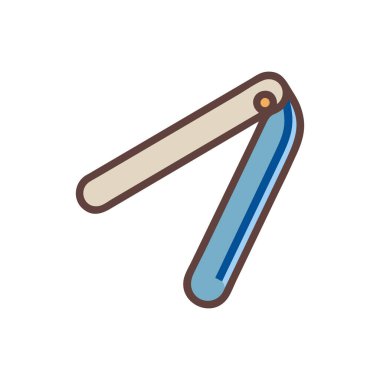 tıbbi termometre düz simgesi