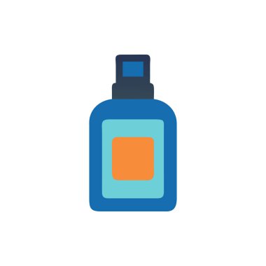 İzole şişe ikon vektör tasarımı