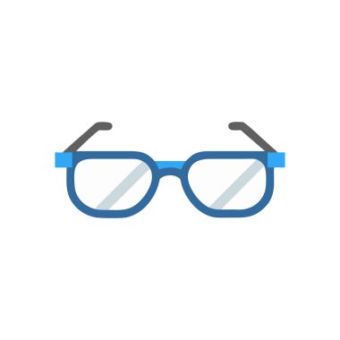 Gözlük ikonu vektörü. izole vektör illüstrasyonu