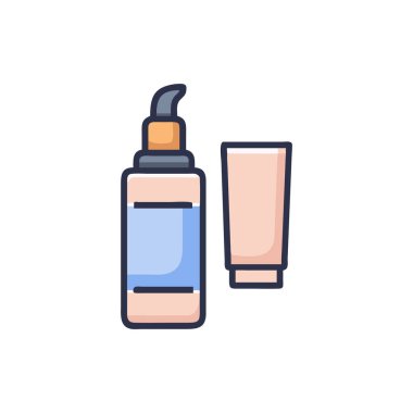 şişe vektörü düz renk simgesi