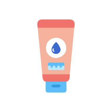 Diş macununun düz simgesi