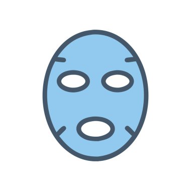 maske simgesi vektör illüstrasyonu