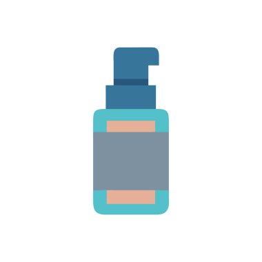 İzole parfüm şişesi düz stili