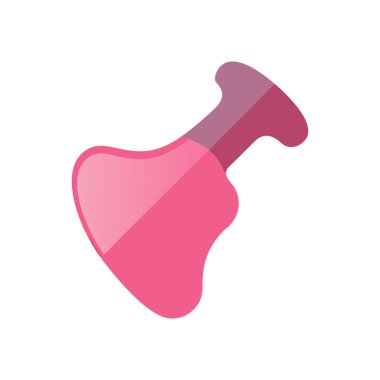 izole edilmiş kürek ikonu vektör tasarımı