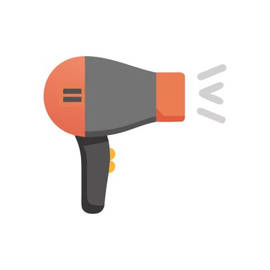 Bir kurutucunun düz renk çizimi