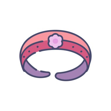 Elmas yüzük aksesuar izole edilmiş ikon vektör illüstrasyon tasarımı