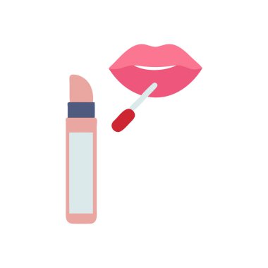 ruj düz simgesi, düz biçim