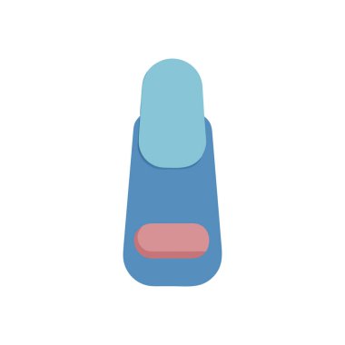 İlaç hapı simgesi, düz stil