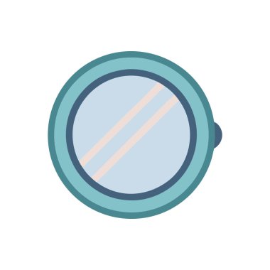 kamera vektörü düz renk simgesi