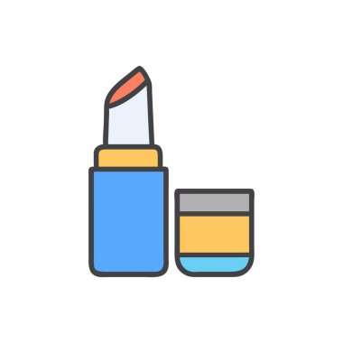 ruj renk çizgisi vektör simgesi