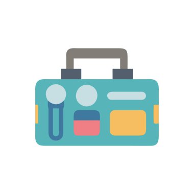 çanta simge vektör illüstrasyon izole