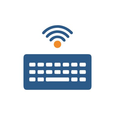 Klavye simgesi vektör illüstrasyonu