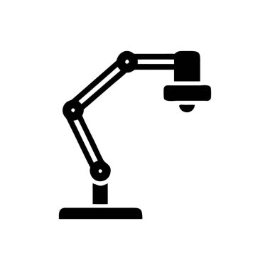 kol robotu simgesi, vektör illüstrasyonu