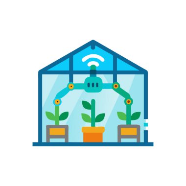 ev otomasyon vektör simgesi