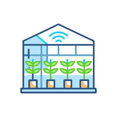 bilgisayar simgesine sahip ev, vektör illüstrasyon tasarımı