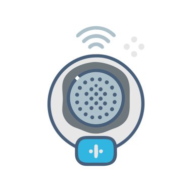 Kablosuz ağın düz simgesi