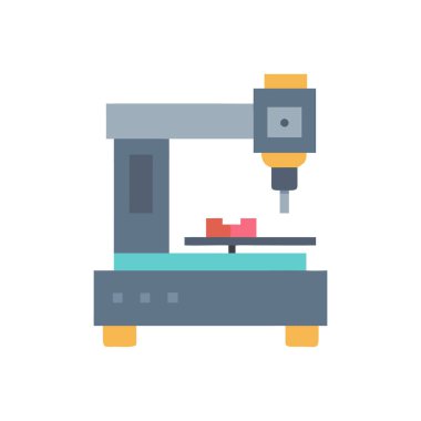 Robot kolun düz vektör simgesi