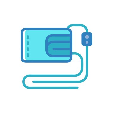 Kredi kartı simgesinin vektör çizimi