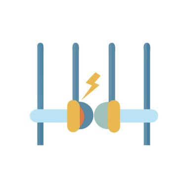 Işığa bağlı vektör simgesi kavramı.