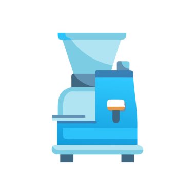 kahve makinesi düz tasarım vektörü