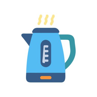 Kettle simgesinin vektör illüstrasyonu