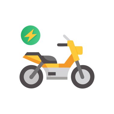 scooter simgesi vektör illüstrasyonu