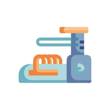 Fabrika ikon vektör çizimi tasarımı