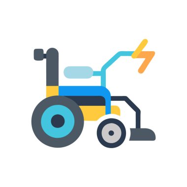 Bisiklet ikonu vektörü. izole edilmiş sınır sembolü çizimi