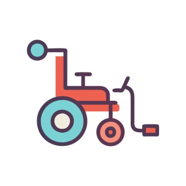 scooter simgesi vektör illüstrasyonu