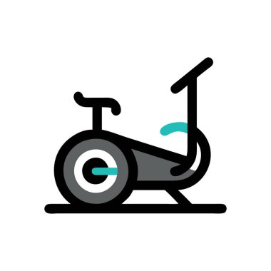 beyaz arkaplanda bisiklet bisikleti çizimi