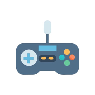 Joystick simgesi, vektör illüstrasyonu