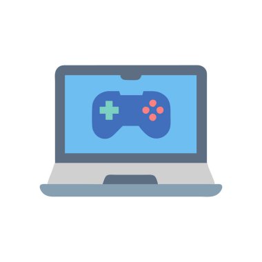 bilgisayar vektörü ince çizgi simgesi