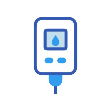 Kan bağışı ikonu vektör illüstrasyonu