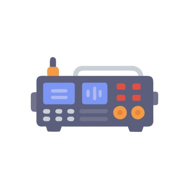 radyo simgesi vektör illüstrasyonu