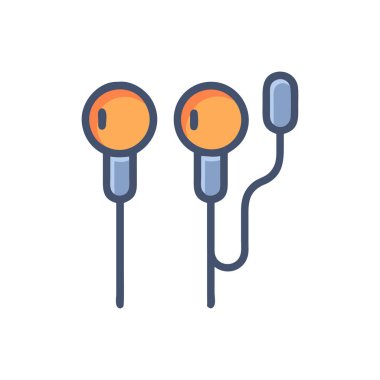 arkaplanda izole edilmiş iki renkli vektör tasarımı simgesi