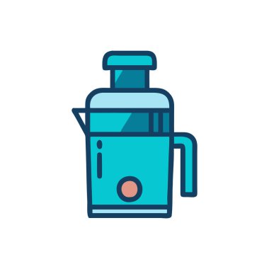 Düz dizayn tarzında temizlik ürünlerinin vektör simgesi.