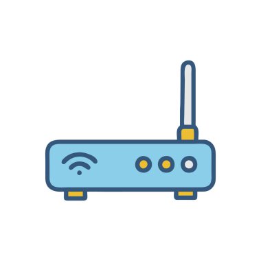 yönlendirici vektör düz renk simgesi