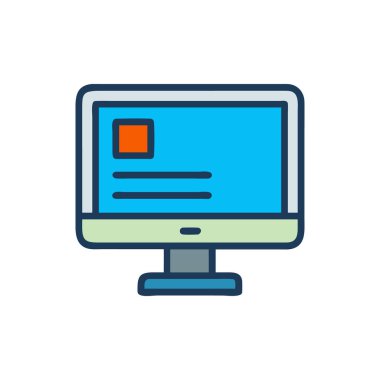 Laptop vektör simgesi beyaz arkaplanda izole edildi