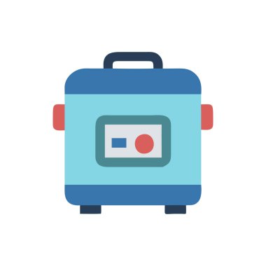 okul çantası vektör düz simgesi