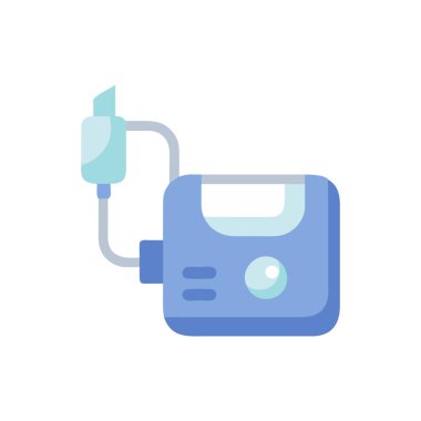 Beyaz arkaplanda izole edilmiş elektrik pil düz simgesi, renkli, vektör illüstrasyonu