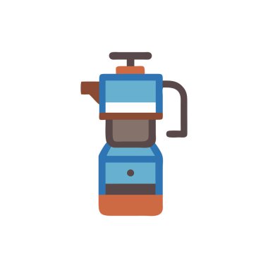 Benzin istasyonu temsili beyaz arka planda izole edildi. Web, mobil, grafik ve bilgi grafikleri için düz tasarım simgesi.