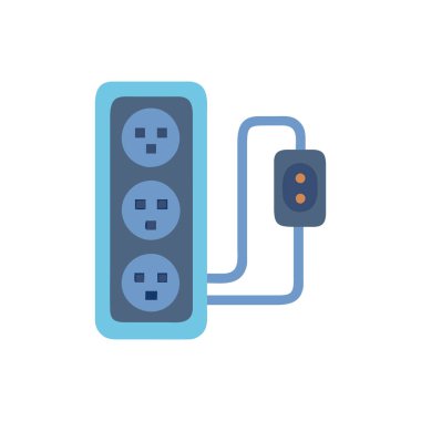 elektrik dolgu ikonu vektör illüstrasyonu